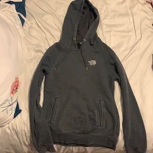 The north face, gray, XS, hoodie